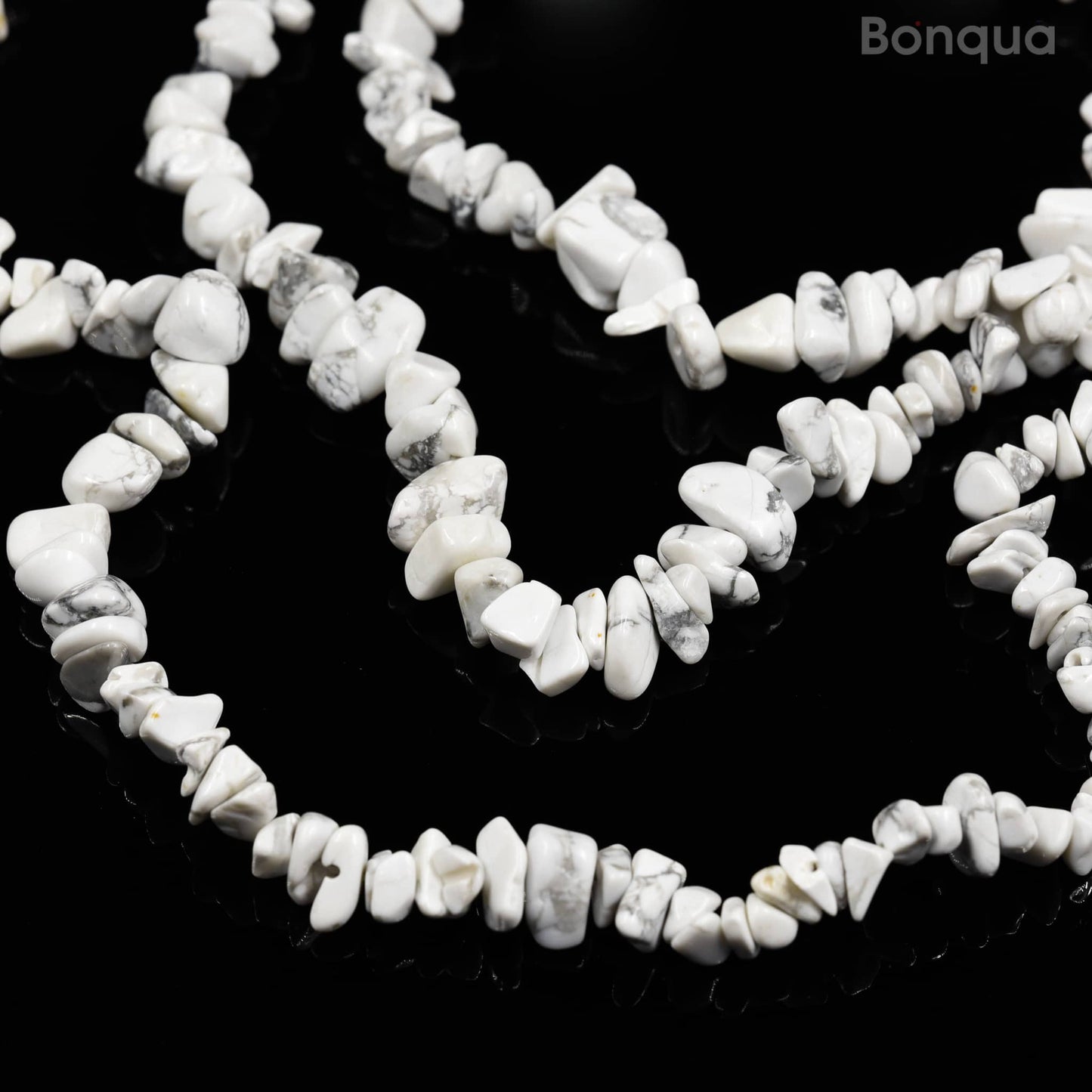 Fil de Chips Baroque en Howlite