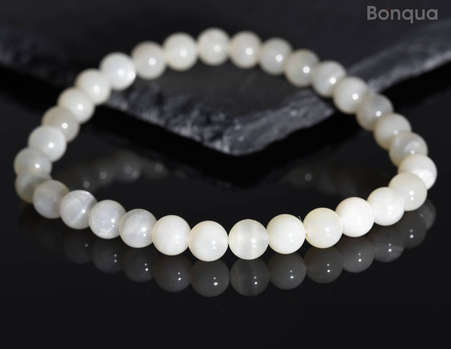 Bracelets Sélénite AA- Ronde