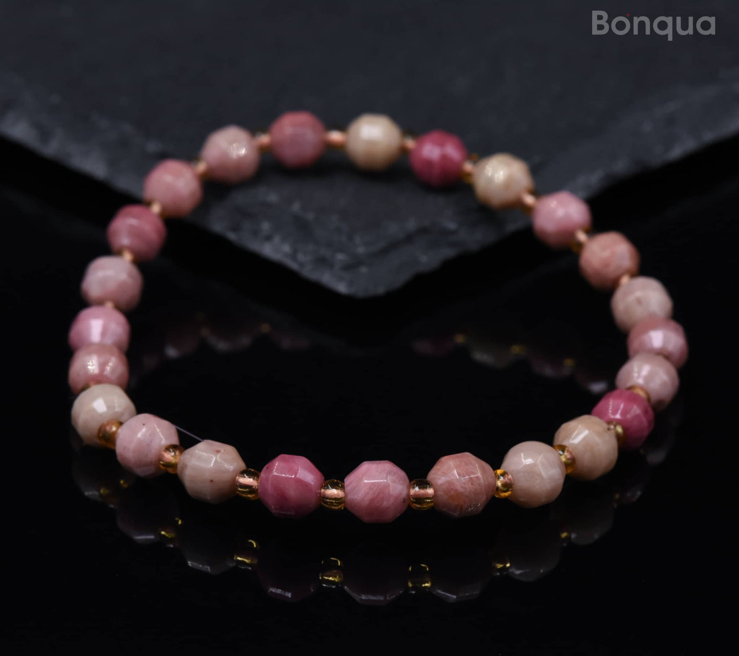 Bracelets Rhodonite Facette