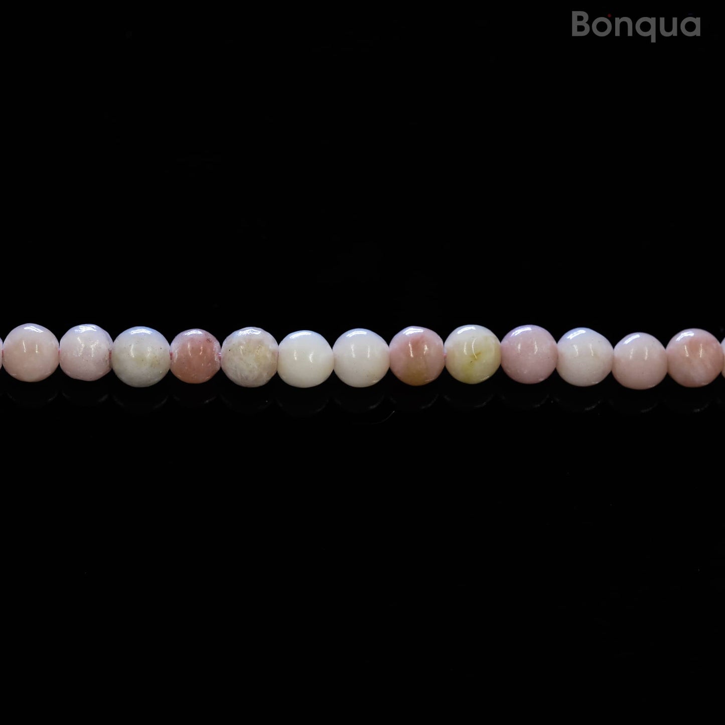 Perles Pink Opal AA- Ronde