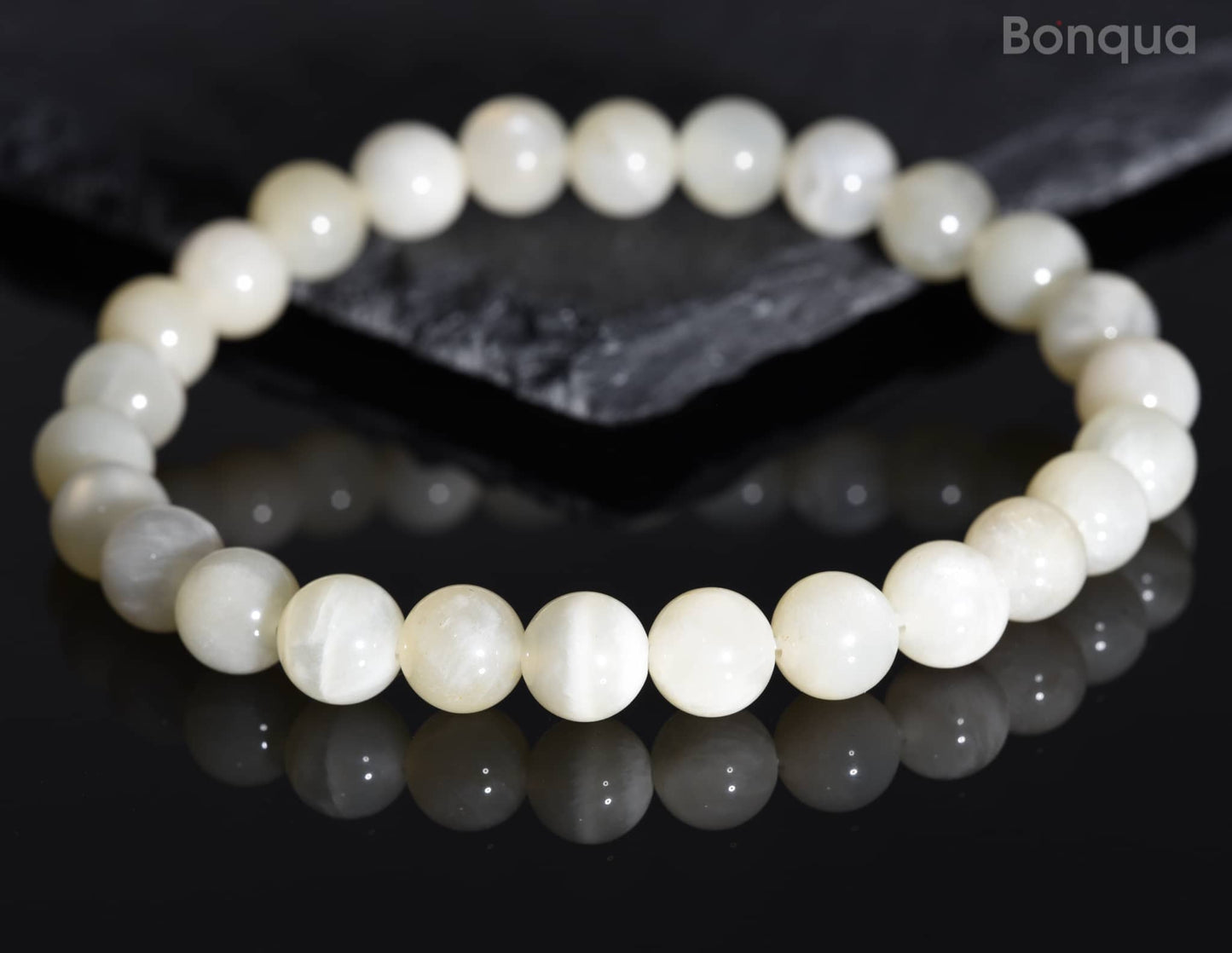 Bracelets Sélénite AA- Ronde