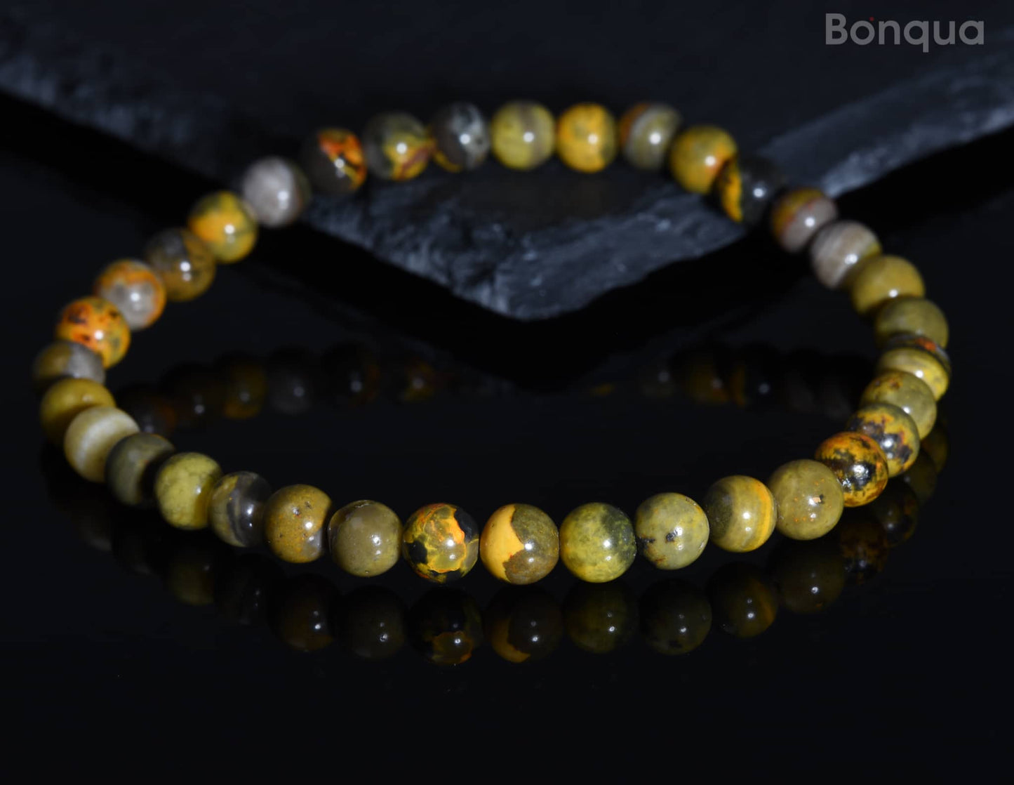 Bracelets Jaspe Bumble bee