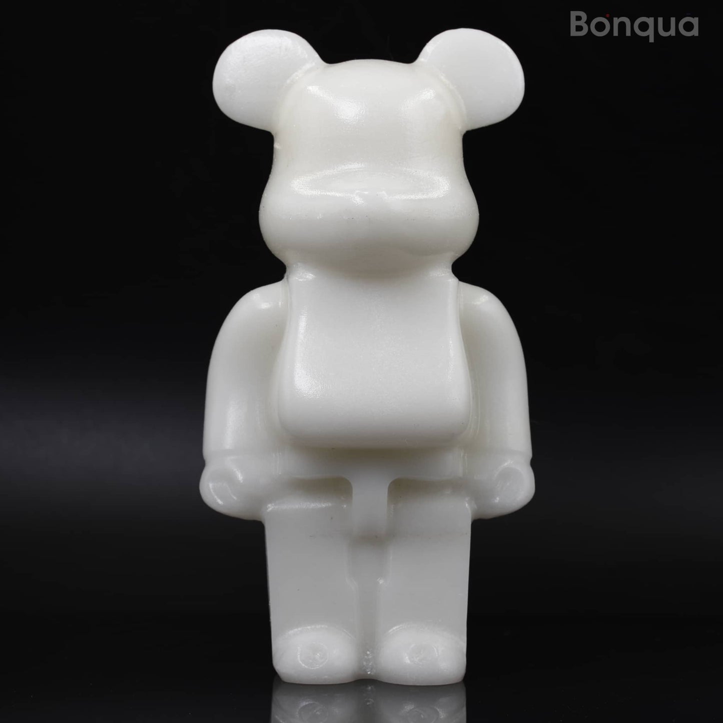 Bearbrick en jade Blanc