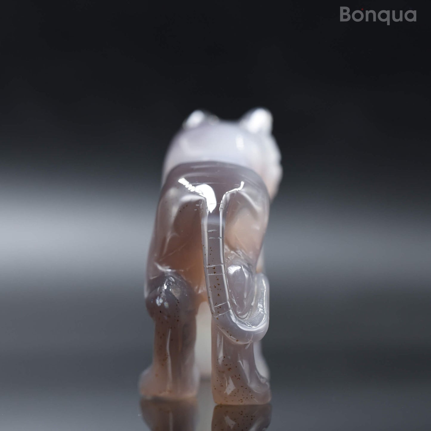 Sculpture Tigre en Agate