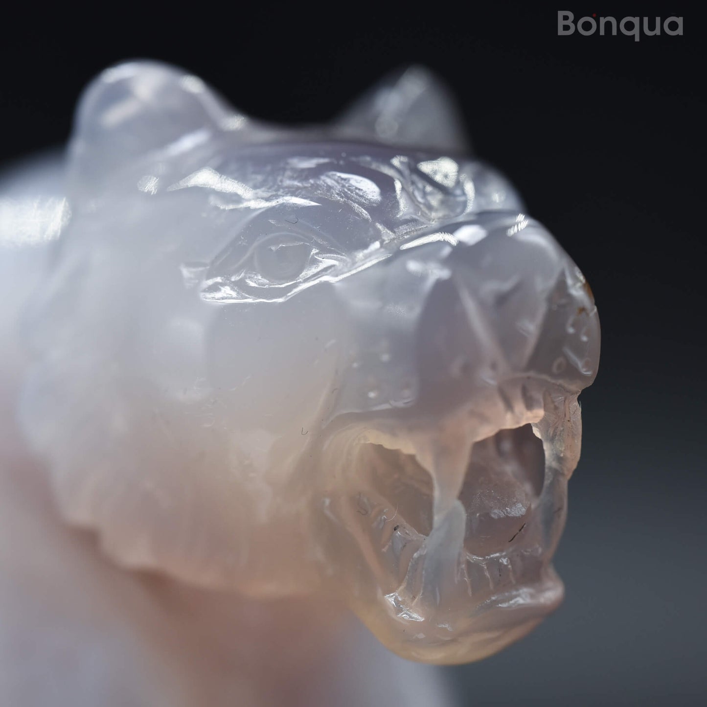 Sculpture Tigre en Agate