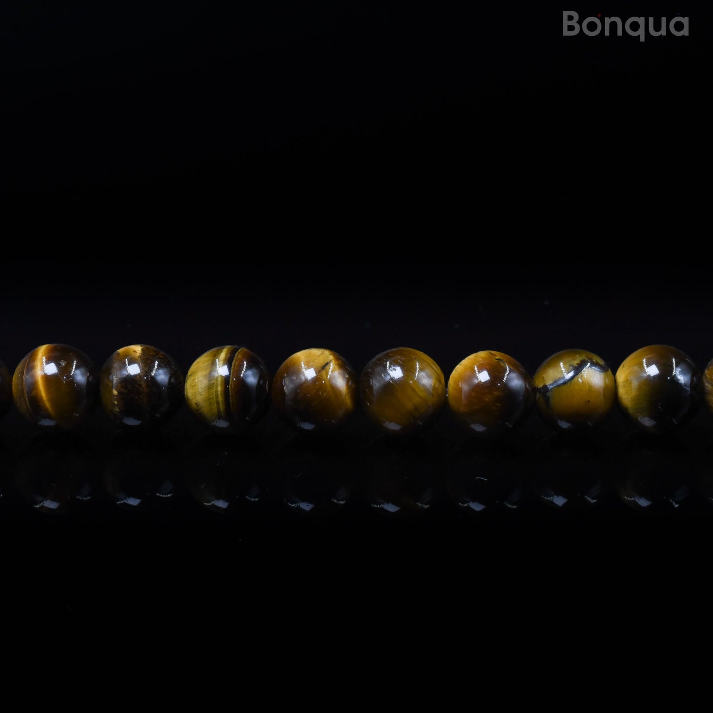 Perles Tigre eye AA- Ronde