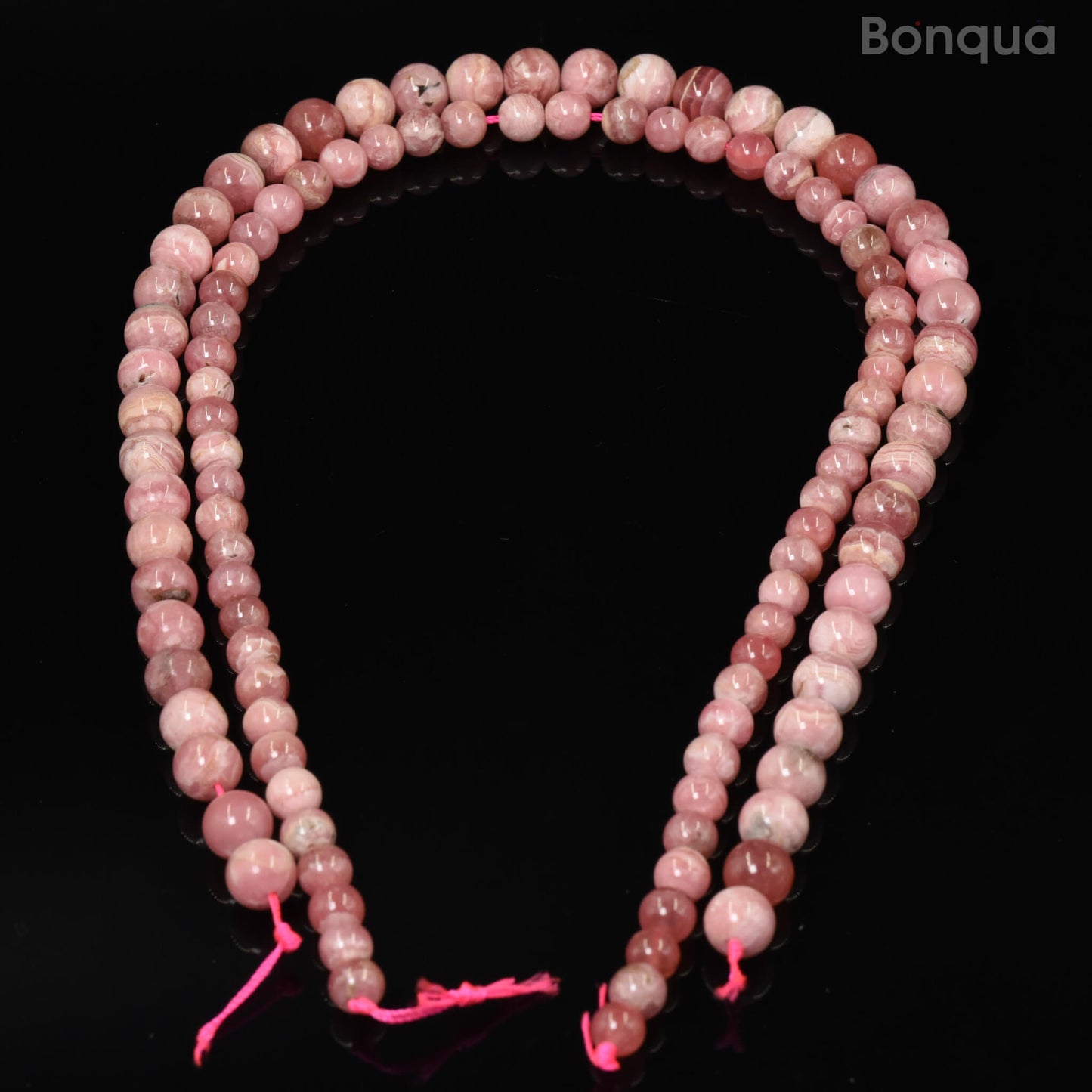 Perles Rhodochrosite AA- Ronde