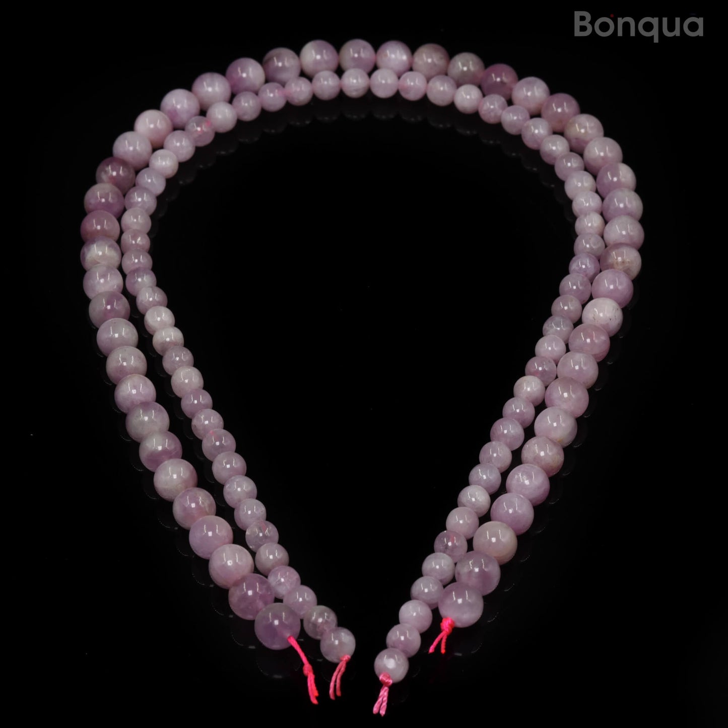 Perles Kunzite AAA- Ronde