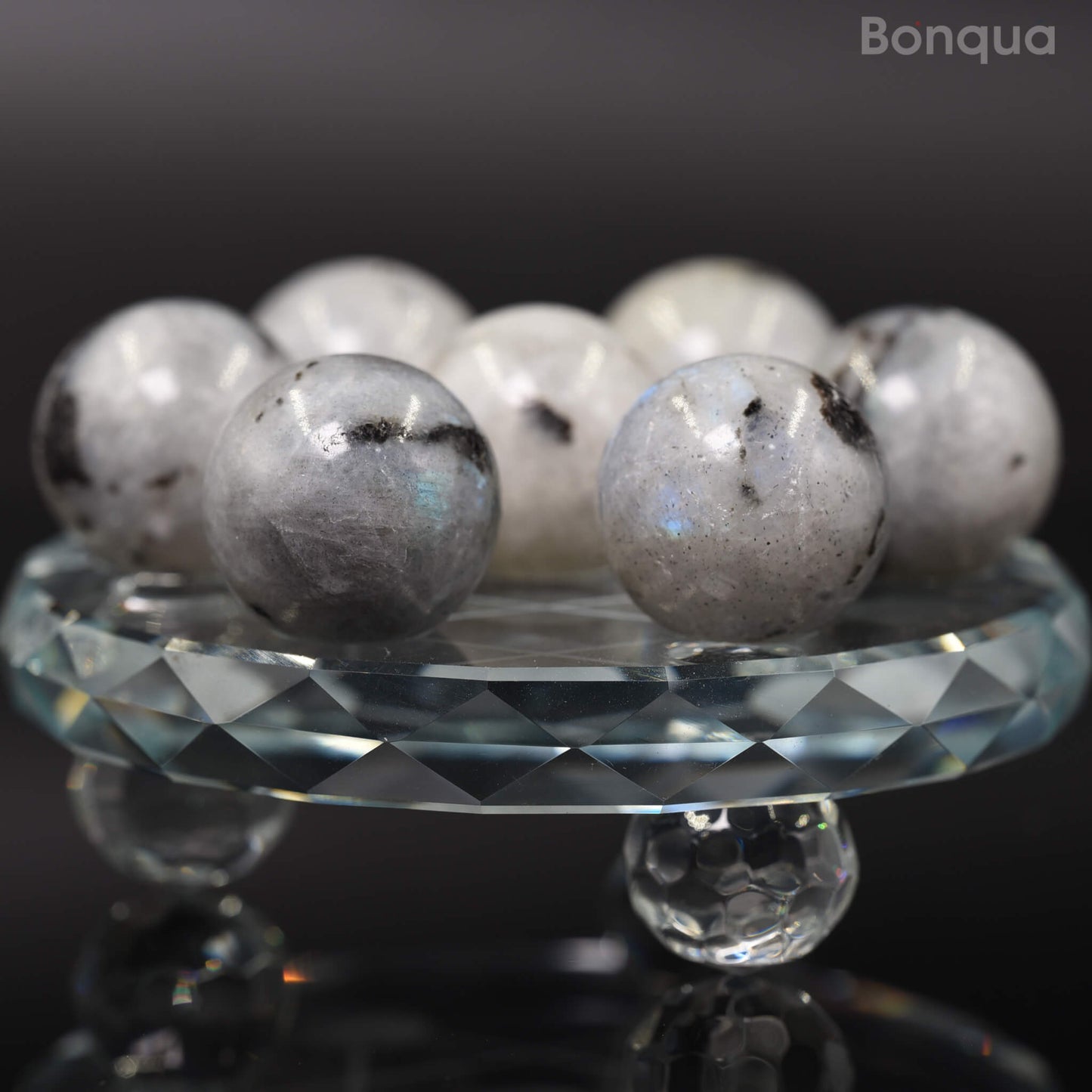 7 pc 20 MM Labradorite petite Sphere 7 Chakra