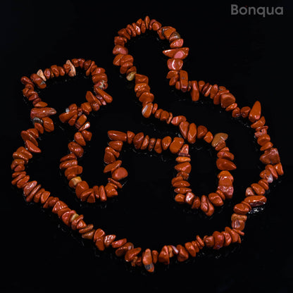 Fil de Chips Baroque en Jaspe Rouge