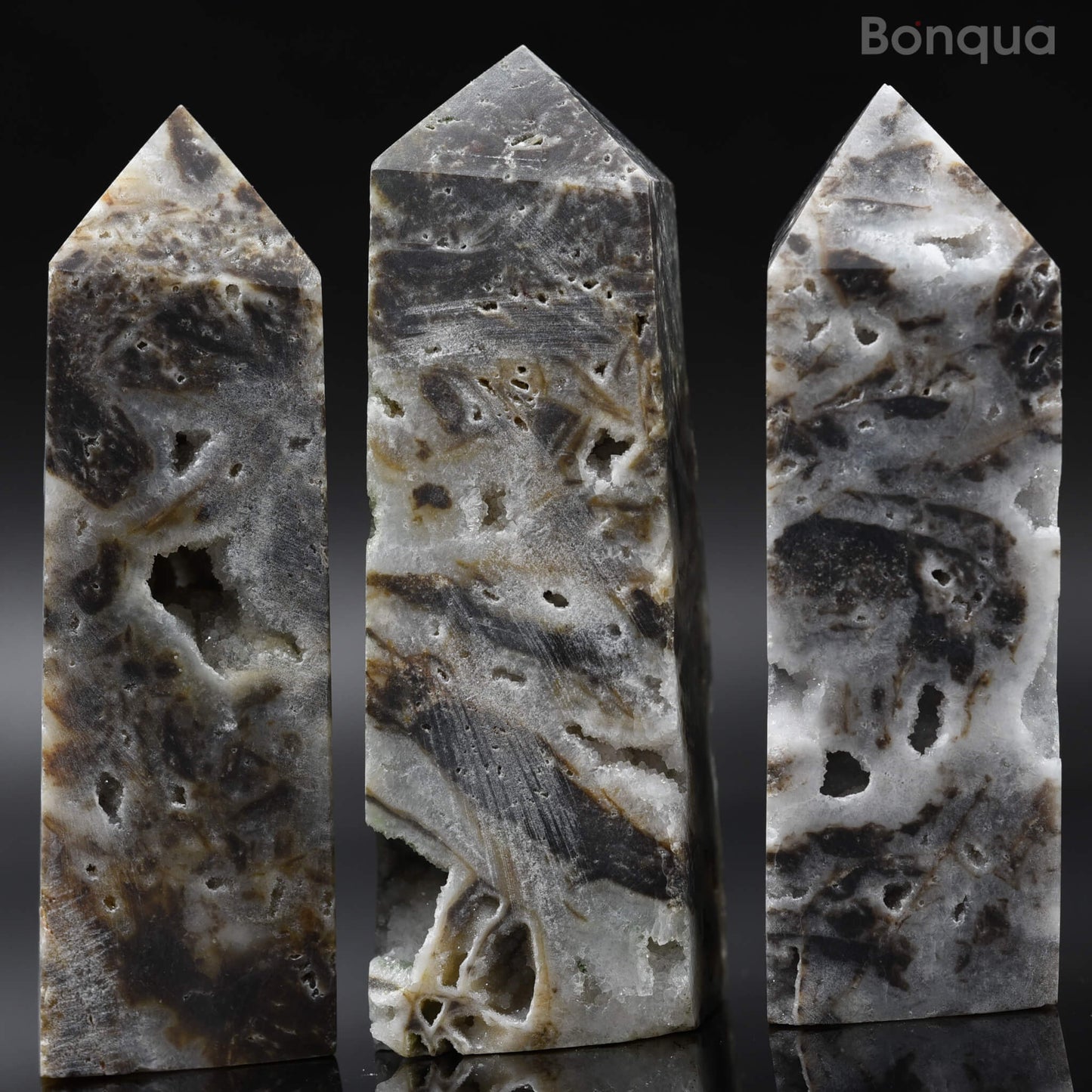 Pointes en Agate Druse