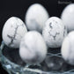 7 pc 20 MM Petit Oeuf en Howlite Sphère Avec Socle 7 Chakra