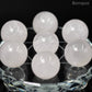 7 pc 20 MM  Cristal de Roche Petite Sphere Avec Socle 7 Chakra