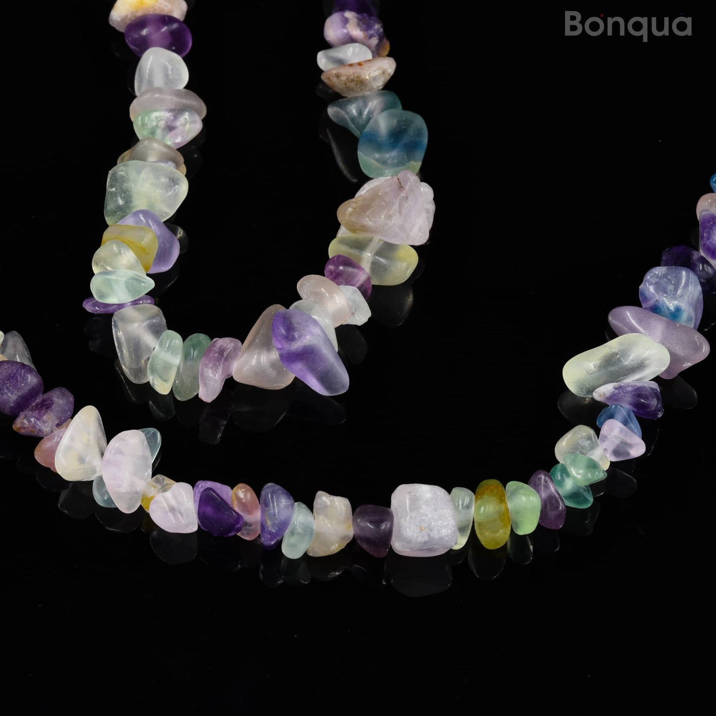 Fil de Chips Baroque en Fluorite