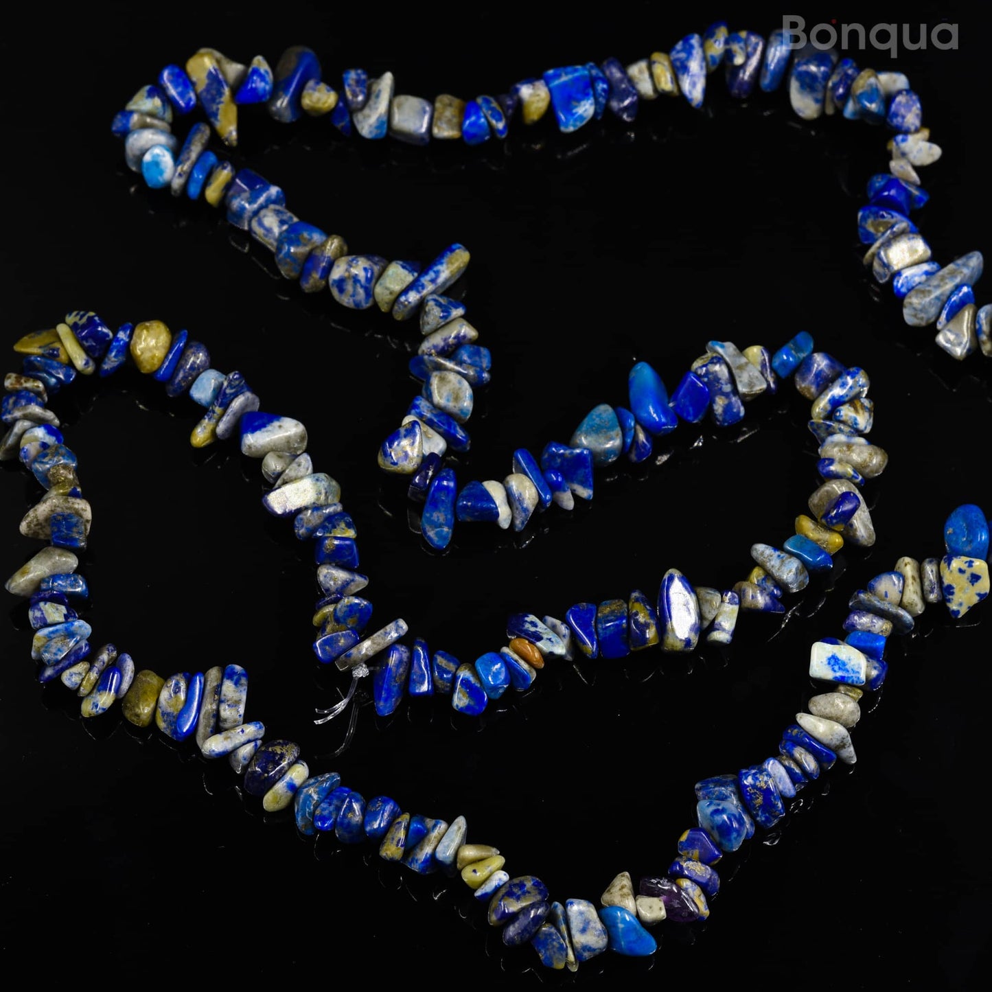 Fil de Chips Baroque en Lapis Lazuli