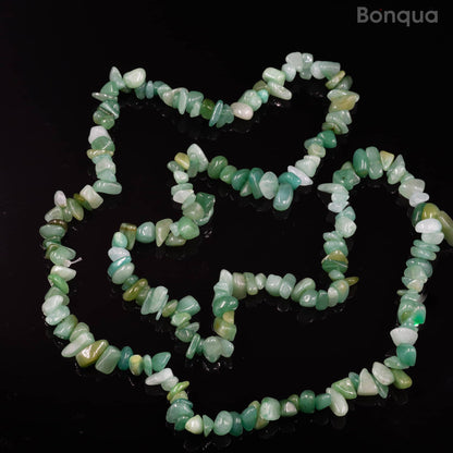 Fil de Chips Baroque en Aventurine verte