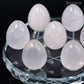 7 pc 20 MM Petit Oeuf en Quartz Rose Sphère Avec Socle 7 Chakra