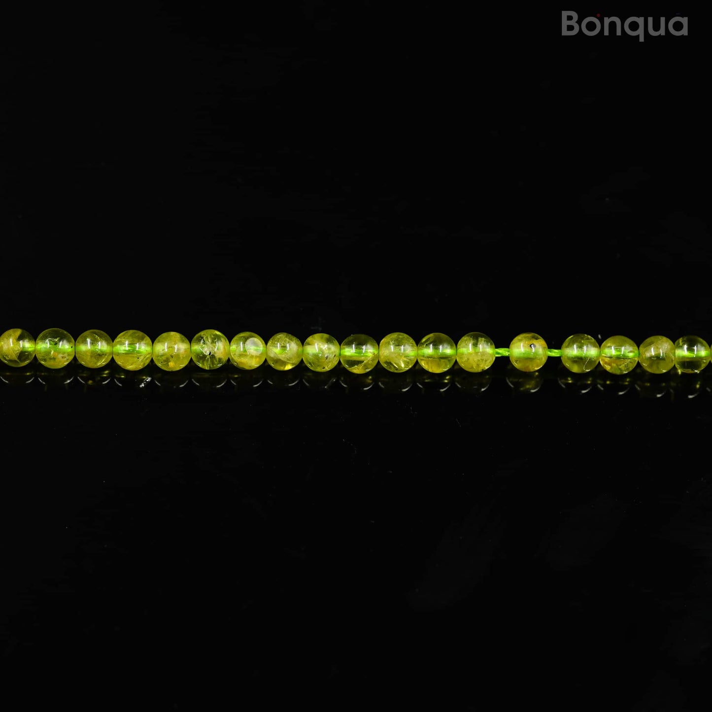 Perles Prehnite AA- Ronde