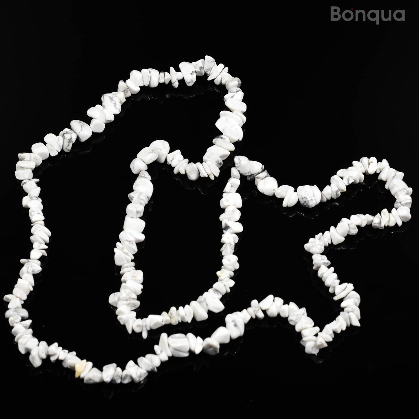 Fil de Chips Baroque en Howlite