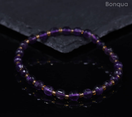 Bracelets Amethyste  Facette