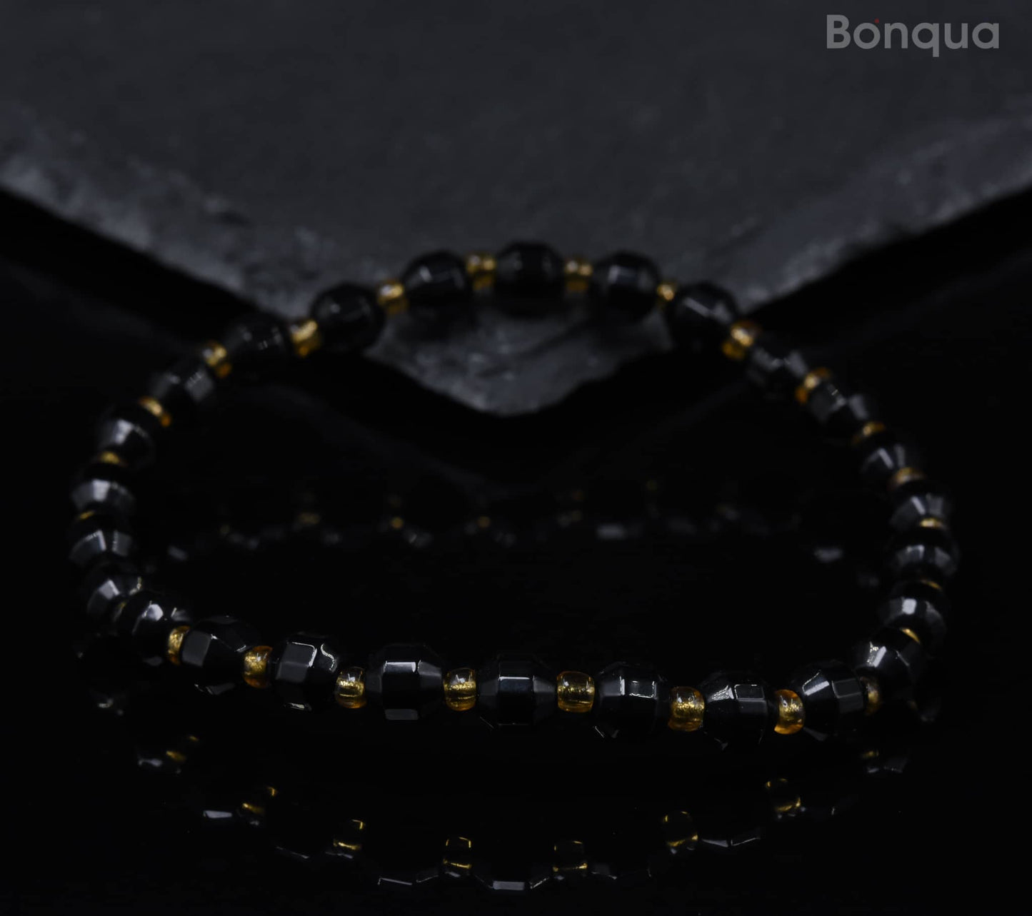 Bracelets  Onyx Noire Facette
