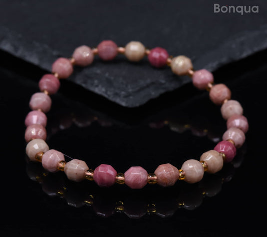 Bracelets Rhodonite Facette