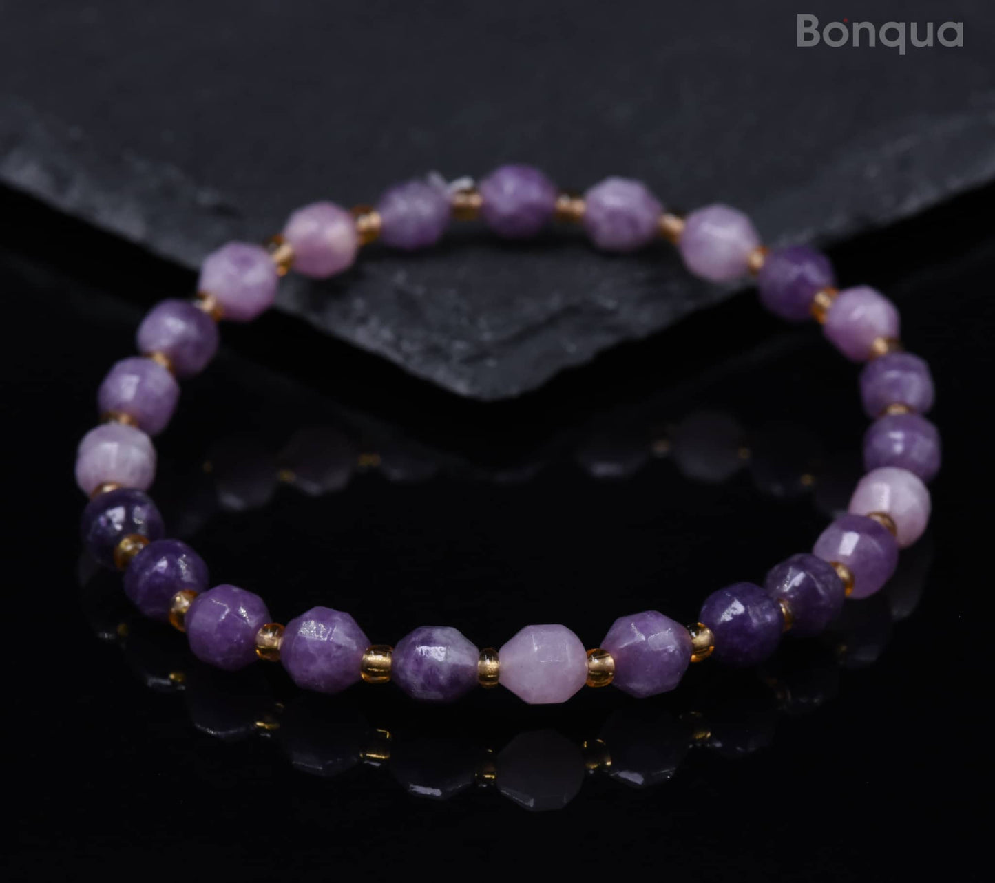 Bracelets Lepidolite  Facette