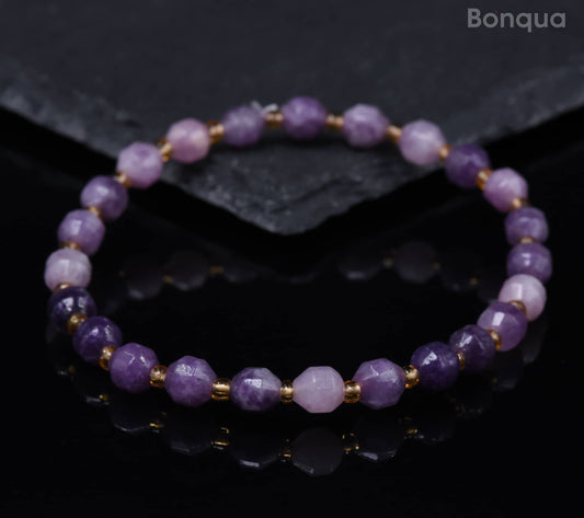 Bracelets Lepidolite  Facette