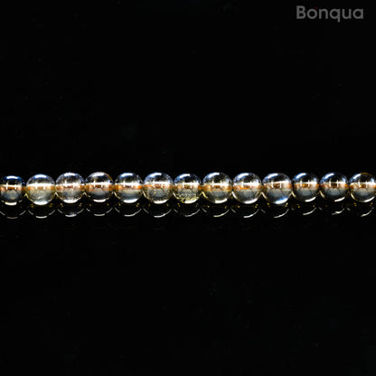 Perles Smoky quartz AA- Ronde