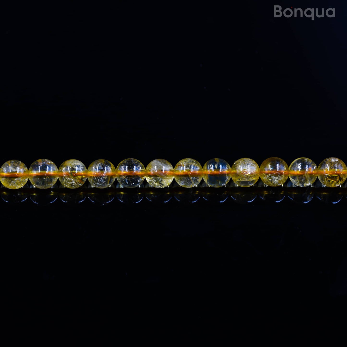 Citrine Beads AA- Ronde