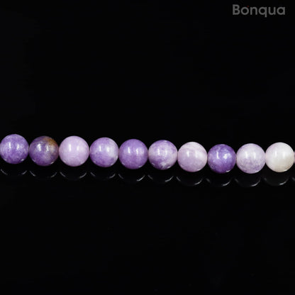 Perles Lepidolite  AA- Ronde