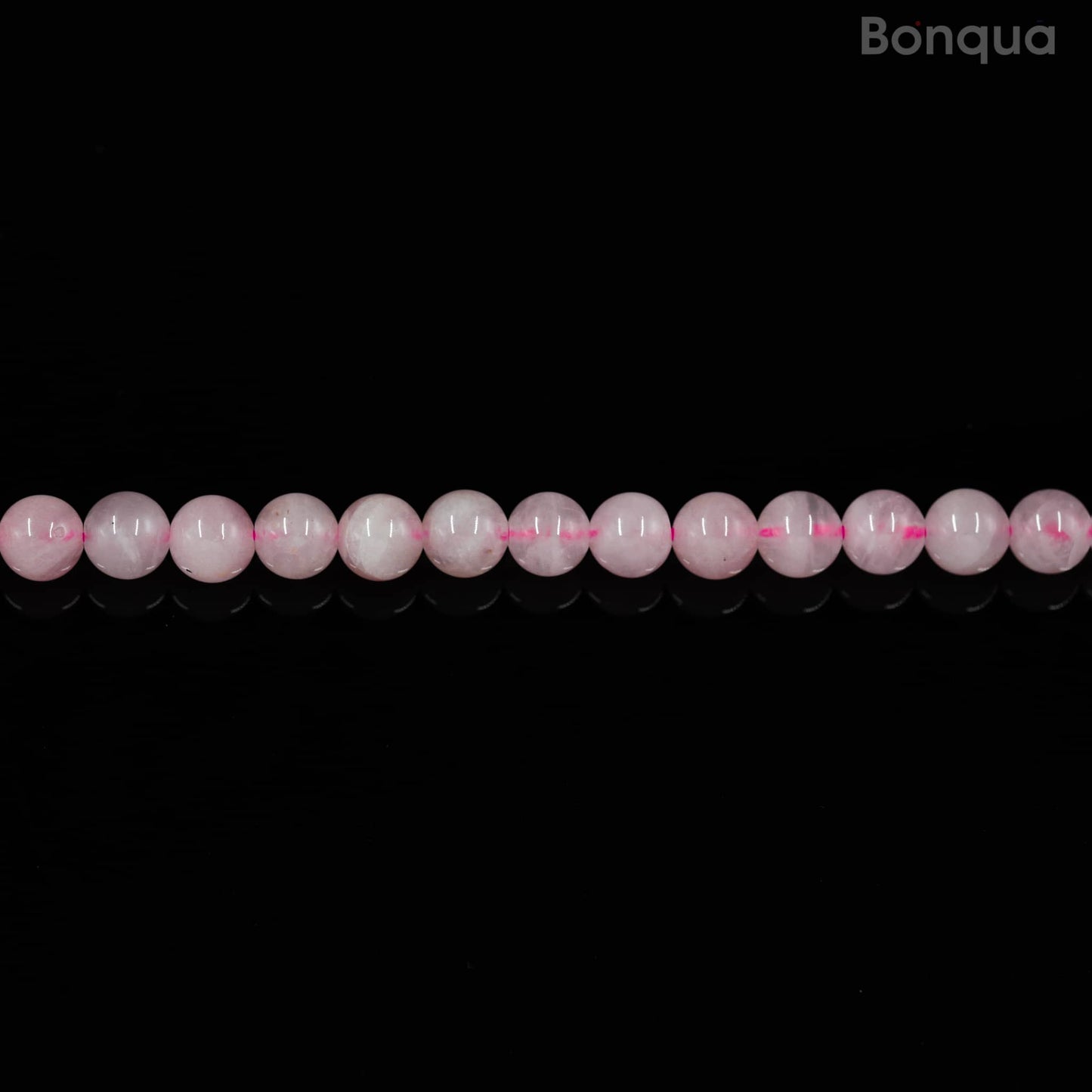Perles Rose quartz AA- Ronde