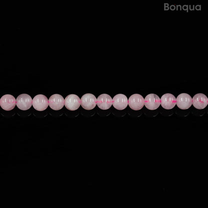 Perles Rose quartz AA- Ronde
