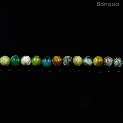 Perles Variscite AA- Ronde