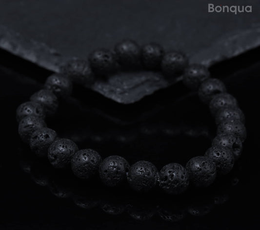 Bracelets Pierre de Lave -   Ronde