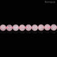 Perles Rose quartz AA- Ronde