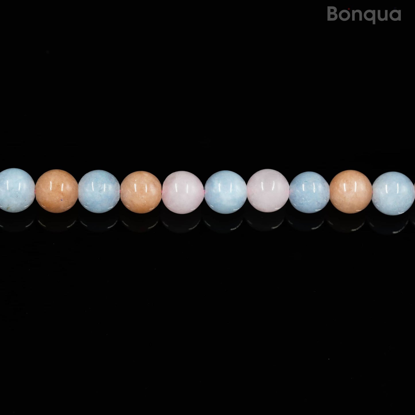 Perles Morganite AA- Ronde
