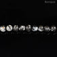 Perles obsidienne flocon de neige AAA- Ronde