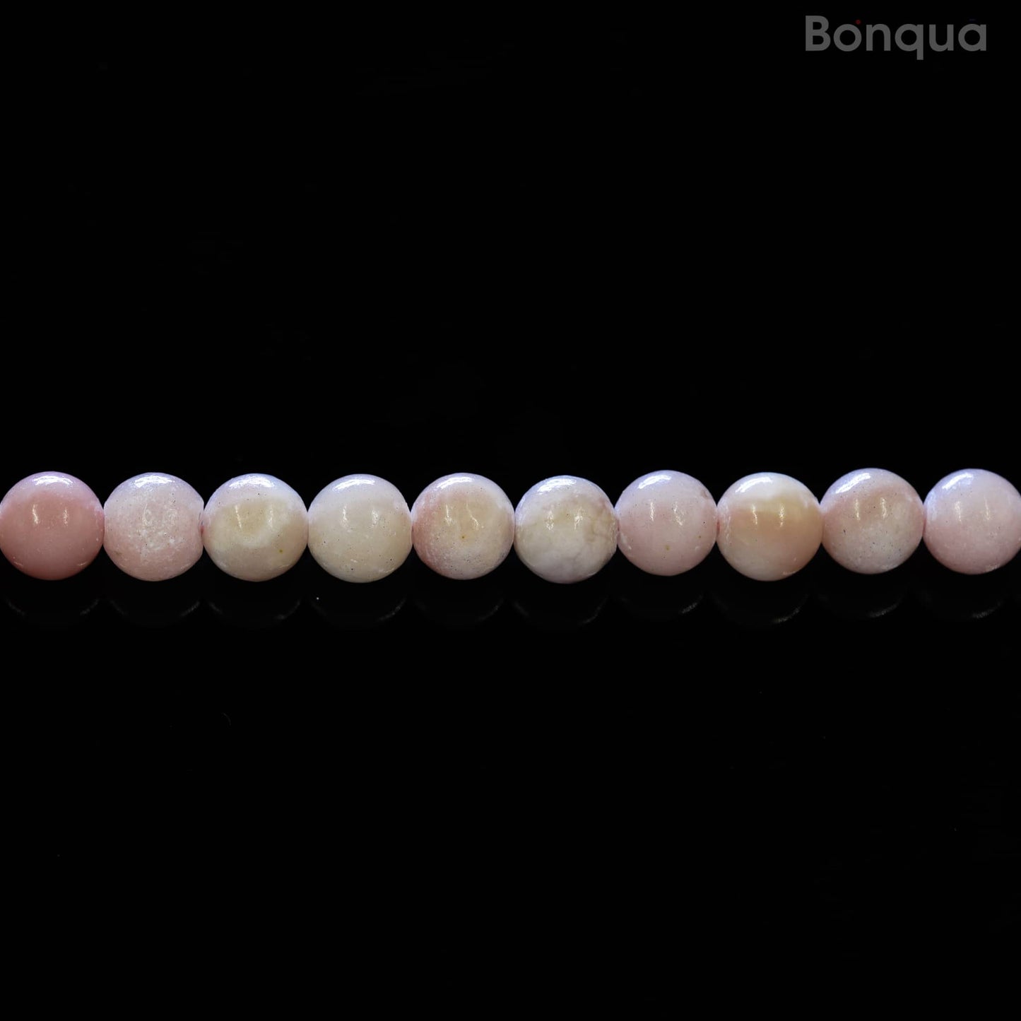 Perles Pink Opal AA- Ronde
