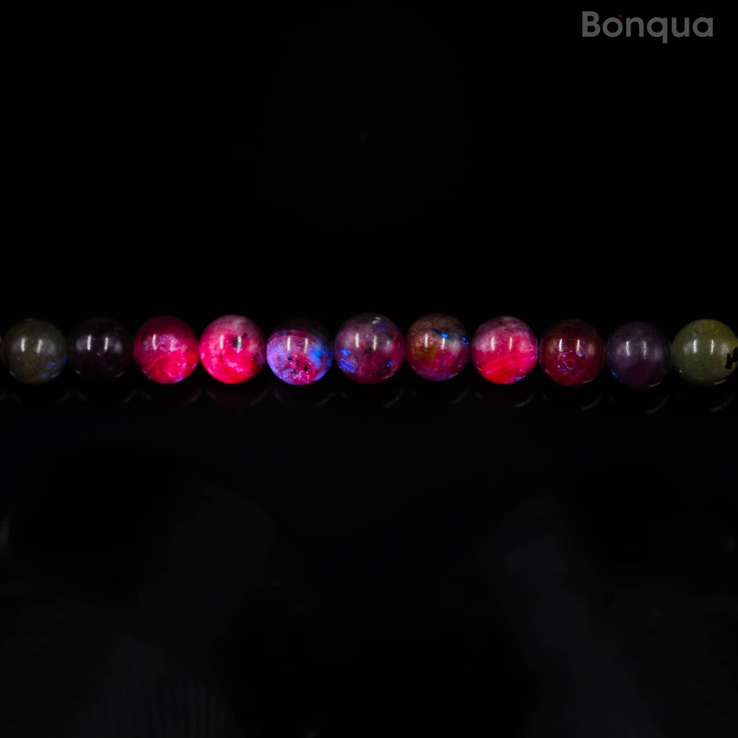Perles Rubis AA- Ronde