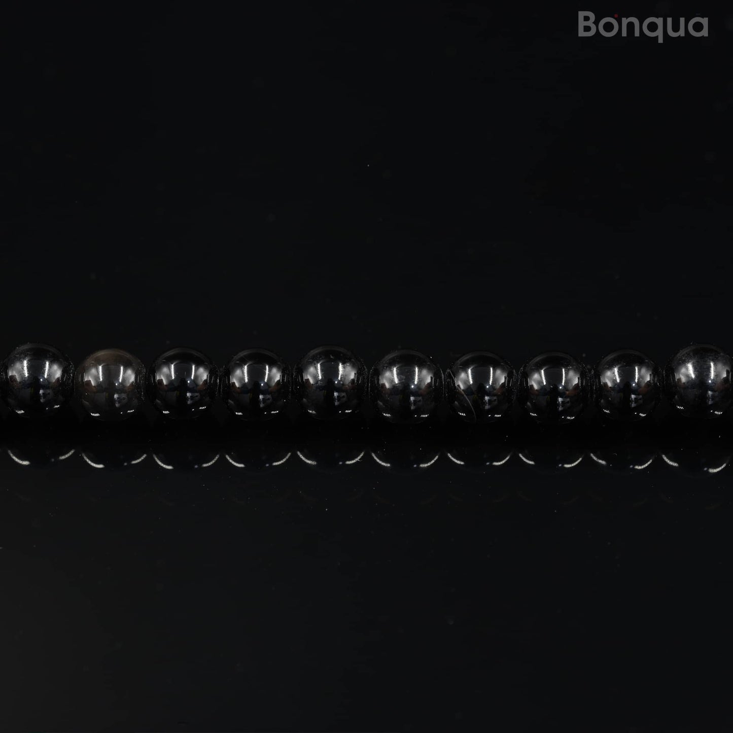 Perles Onyx AAA- Ronde
