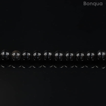 Perles Onyx AAA- Ronde