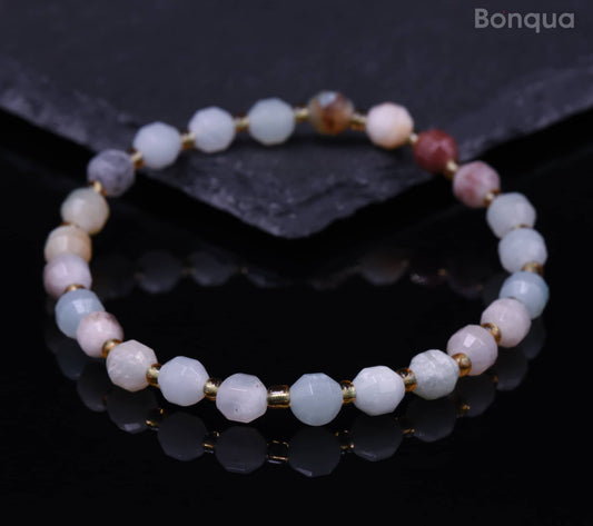 Bracelets Amazonite Facette