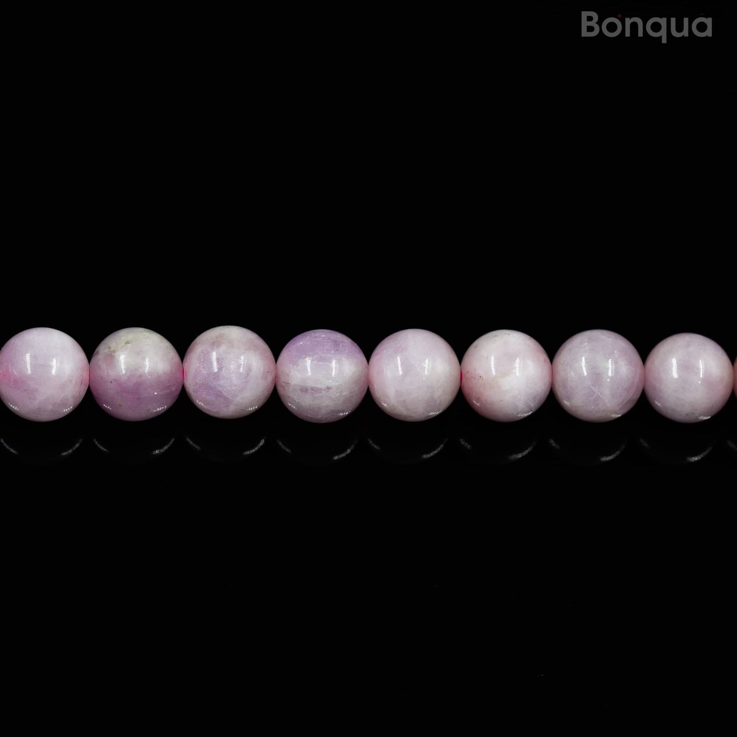 Perles Kunzite  AA-Ronde