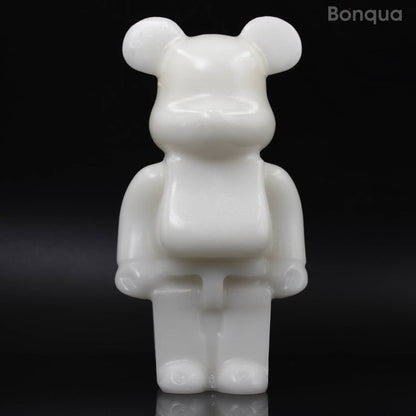 Bearbrick en jade Blanc