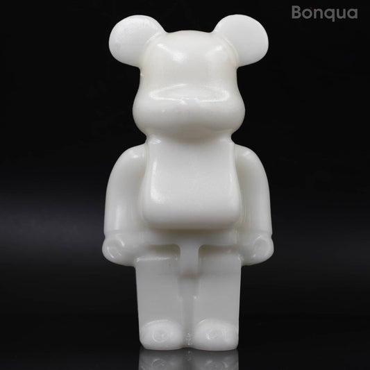 Bearbrick en jade Blanc