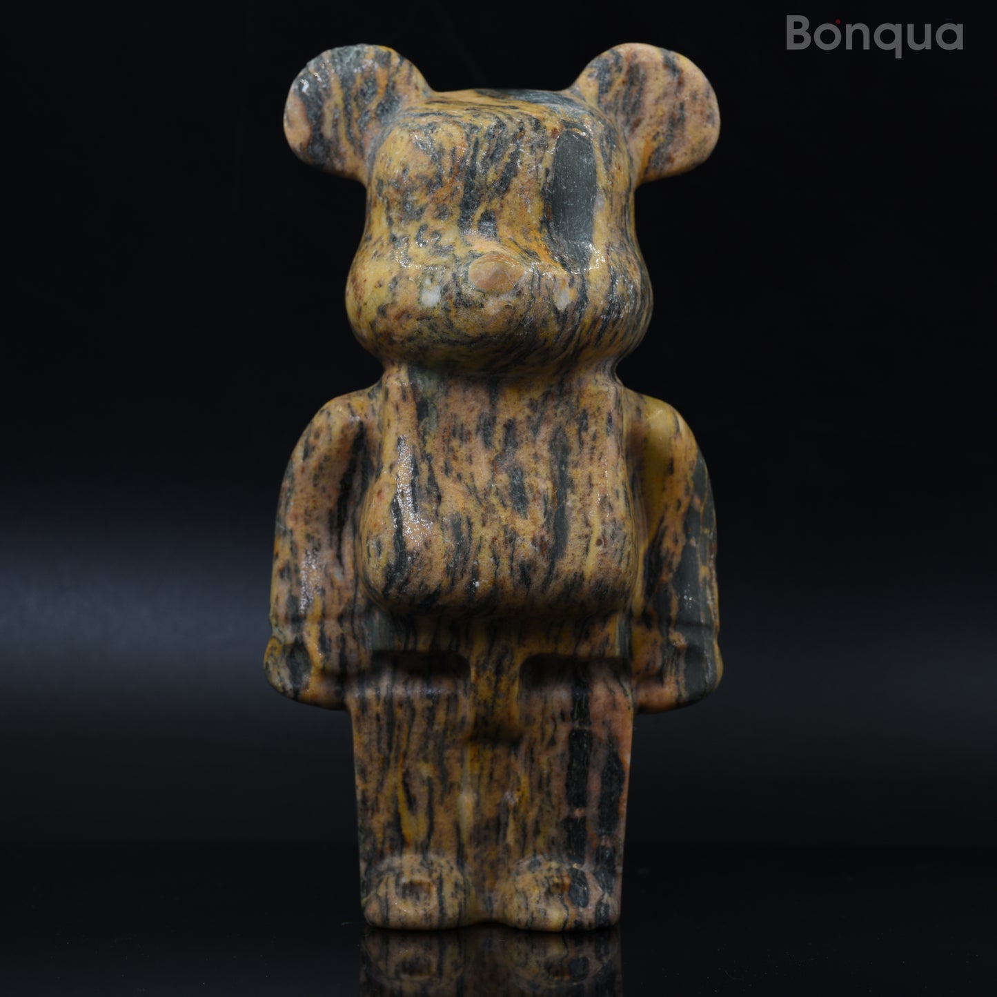 Bearbrick en Pierre de tigre