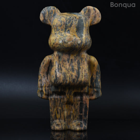 Bearbrick en Pierre de tigre