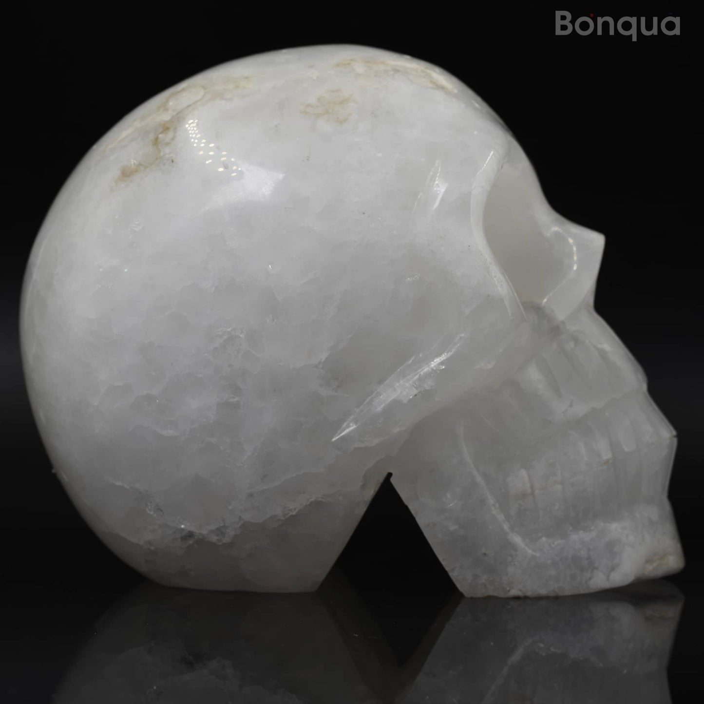 Sculpture Crâne en Cristal de Roche -3.5kg