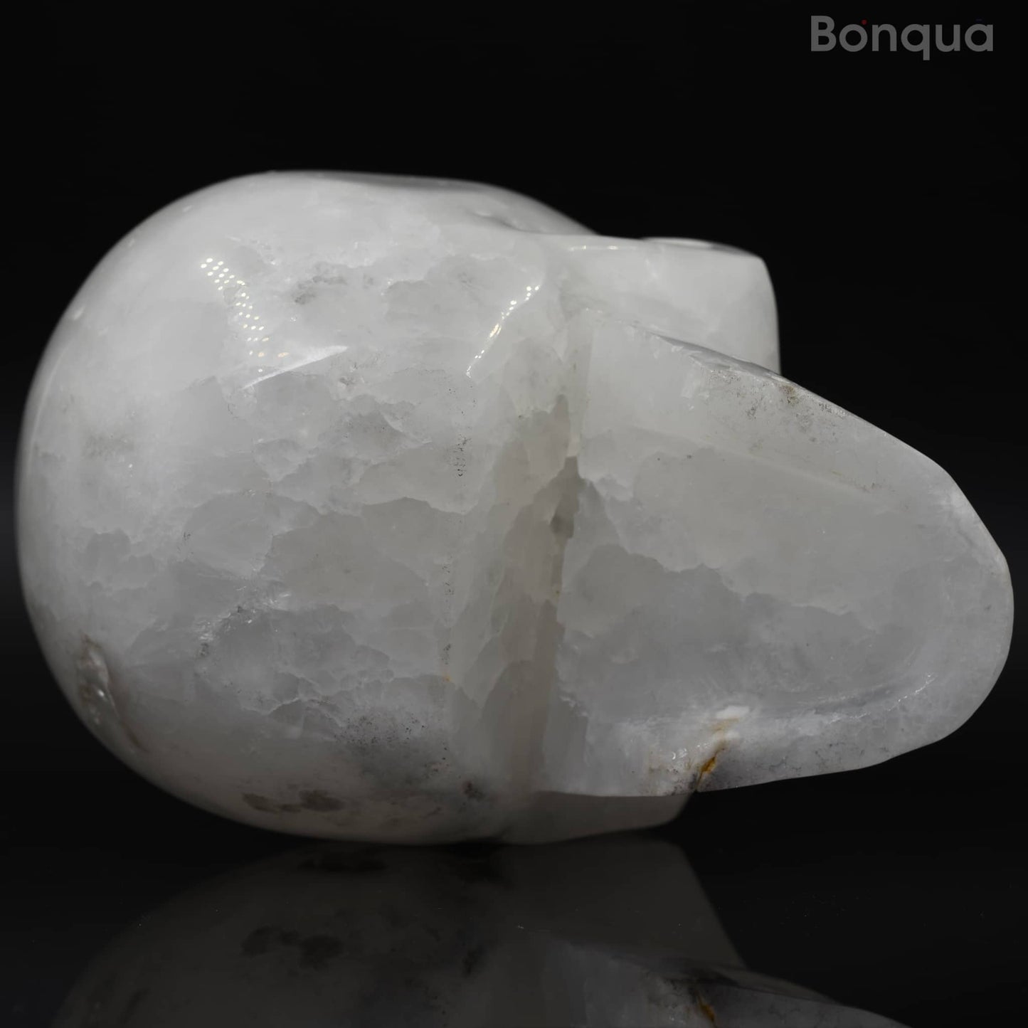 Sculpture Crâne en Cristal de Roche -3.5kg